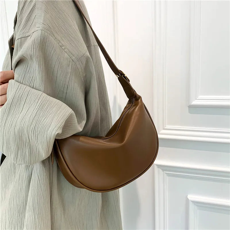 Bolso Cruzado Mujer Cuero PU Hombro Portátil Hobo