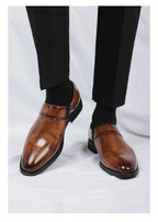 Zapatos Formales Morados Hombre | Charol Punta Estrecha Sin Cordones Cómodos Negocios