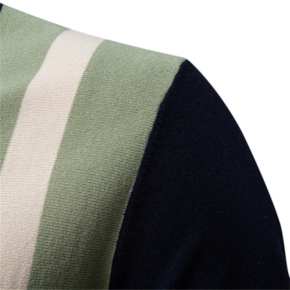 Polo Malla Rayas Transpirable Hombre | Elegante Informal | Tallas S-XXL | Tico Trendy