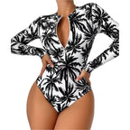 Traje de Baño Una Pieza con Mangas Largas | Bikini Estilo | Nuevo | Verano