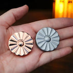 Deslizador Magnético Metal | Moneda Rotación Háptica | Juguete Anti Estrés Ticotrendy