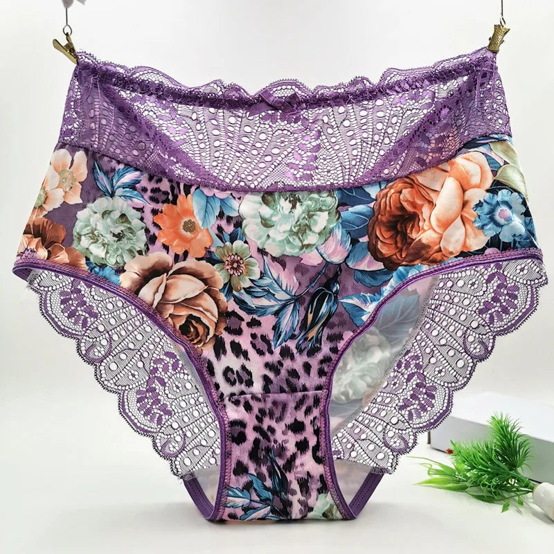Braguitas de Encaje Floral | Talla Grande 6XL