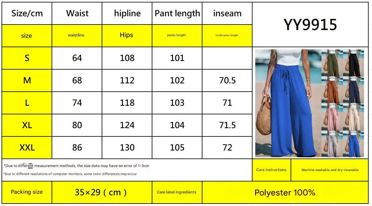 Ticotrendy: Pantalón Pierna Ancha Holgado | Cordón, Cintura Alta, Color Sólido P/V 2025