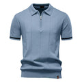 Polo Deportivo Cremallera Hombre | Ajustado Oficina Casual | Tallas S-XXL | Tico Trendy