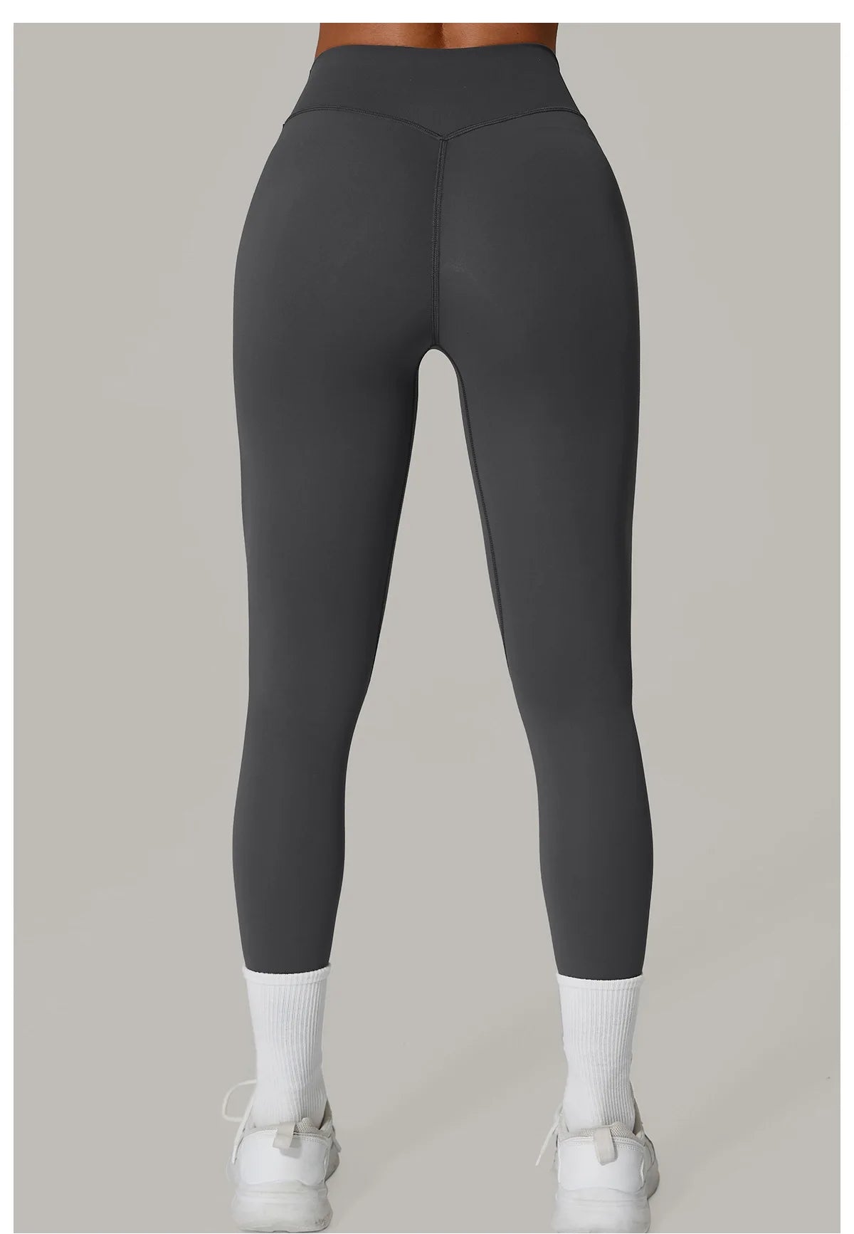 Pantalones de Yoga VEQKING con Pliegues Invisibles para Mujer, Leggings Deportivos de Cintura Alta, Levanta Glúteos, Secado Rápido, Ropa Deportiva para Gimnasio