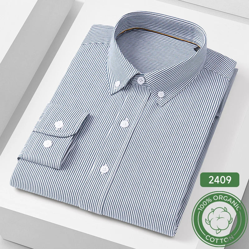 Camisa Rosa Pata de Gallo | 100% Algodón | Ajuste Formal | Top Clásico Hombre  | Ticotrendy