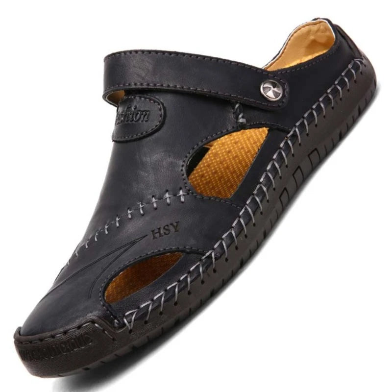 Sandalias Romanas Hombre Ticotrendy Cuero Artificial Transpirables Playa Aire Libre | Clásicos