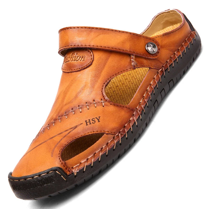 Sandalias Romanas Hombre Ticotrendy Cuero Artificial Transpirables Playa Aire Libre | Clásicos