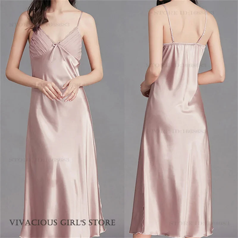 Camisón Largo con Tirantes | Talla Grande
