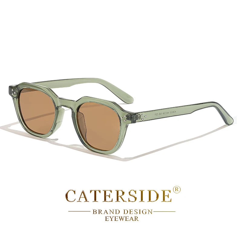 Gafas de Sol Polarizadas CATERSIDE | Montura Poligonal TR90 Ultraligera | UV400