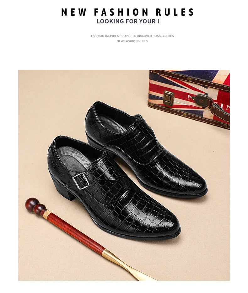 Zapatos Oxford Charol Marrones Hombre | Clásicos Punta Puntiaguda Con Cordones Boda