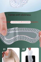 Protectores de talón de GEL para mujer, cojín de silicona, productos para el cuidado de los pies, almohadillas antideslizantes para tacones altos, plantillas de tamaño ajustable, 1 par