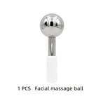 Rodillo de Metal mágico de acero inoxidable para terapia de frío, rodillo de belleza Facial de enfriamiento de oro rosa para la piel, gran oferta