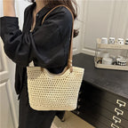 Bolso De Hombro De Punto Mujer Playa Versátil Grande Casual
