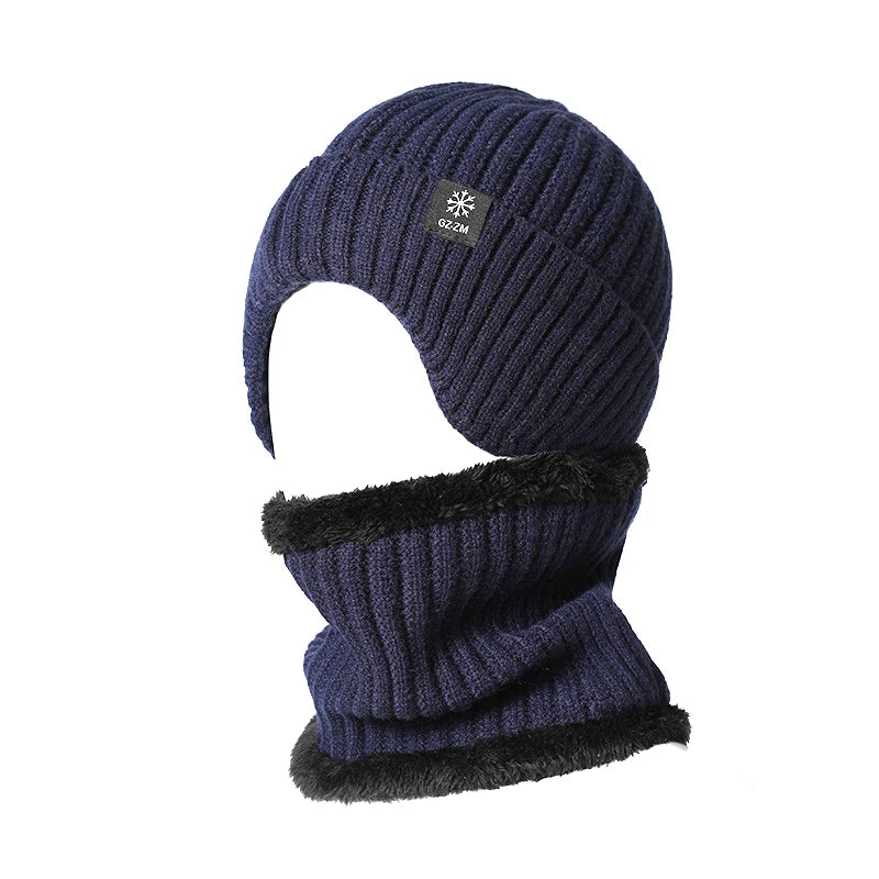 Conjunto de Gorro y Bufanda Térmicos para Hombre