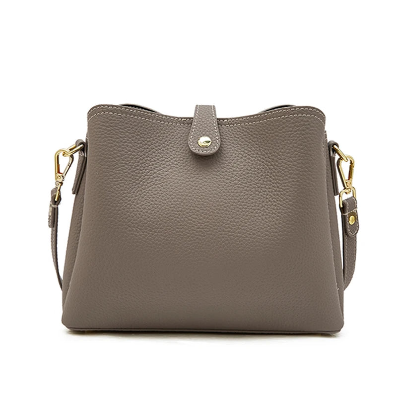 LAORENTOU Bolso cruzado de cuero de vaca para mujer, bolso de hombro informal a la moda, regalo de Festival para esposa, mamá