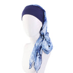 Turbante elástico con estampado de flores para mujer musulmana, para la cabeza preatado Hijab, Bandana para la pérdida de cabello, bufanda para la cabeza, novedad