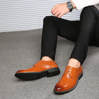 Zapatos Oxford de Cuero para Hombre | Nueva Suela Antideslizante | Ideal para Negocios y Bodas | Ticotrendy