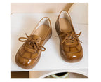 Mocasines Étnicos de Cuero Genuino | Talla Grande | Sin Cordones | Estilo Retro 2025