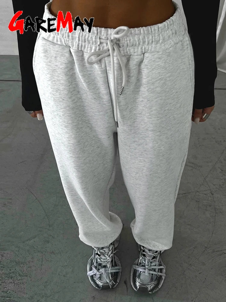 Pantalón Chándal Algodón 80% | Jogger Vintage | Gris y Marrón | Elástico Mujer | Ticotrendy