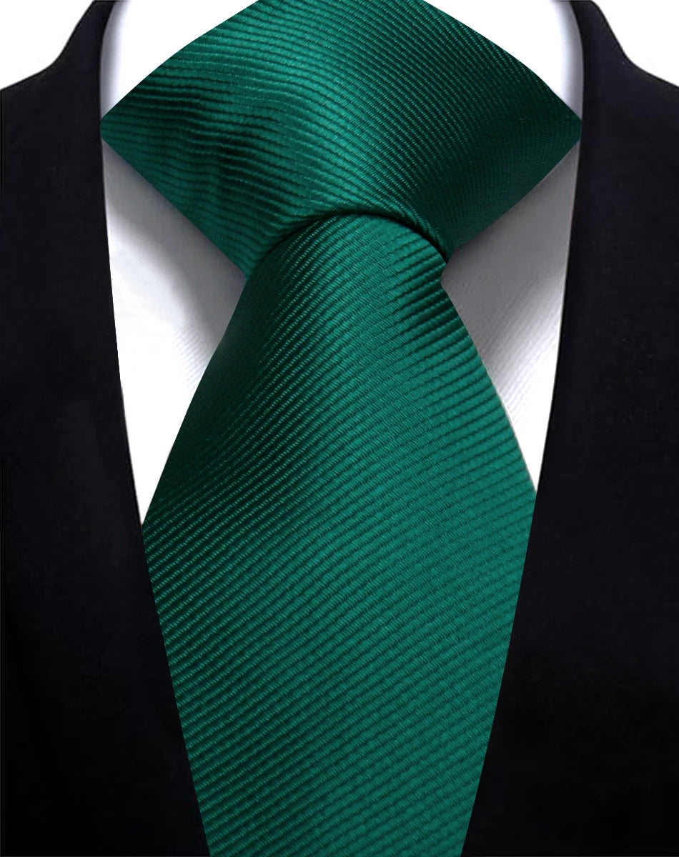 Corbata Lisa De Poliéster Negocios Boda Accesorio De Moda
