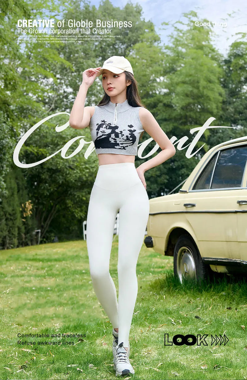 Leggings Piel Tiburón Push Up | Adelgazamiento Cintura Alta Sexy | Deporte Fitness P-O | Ticotrendy