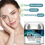 Retinol crema facial antienvejecimiento hidratante eliminador de arrugas colágeno cremas de ácido hialurónico cuidado de la piel 50ML