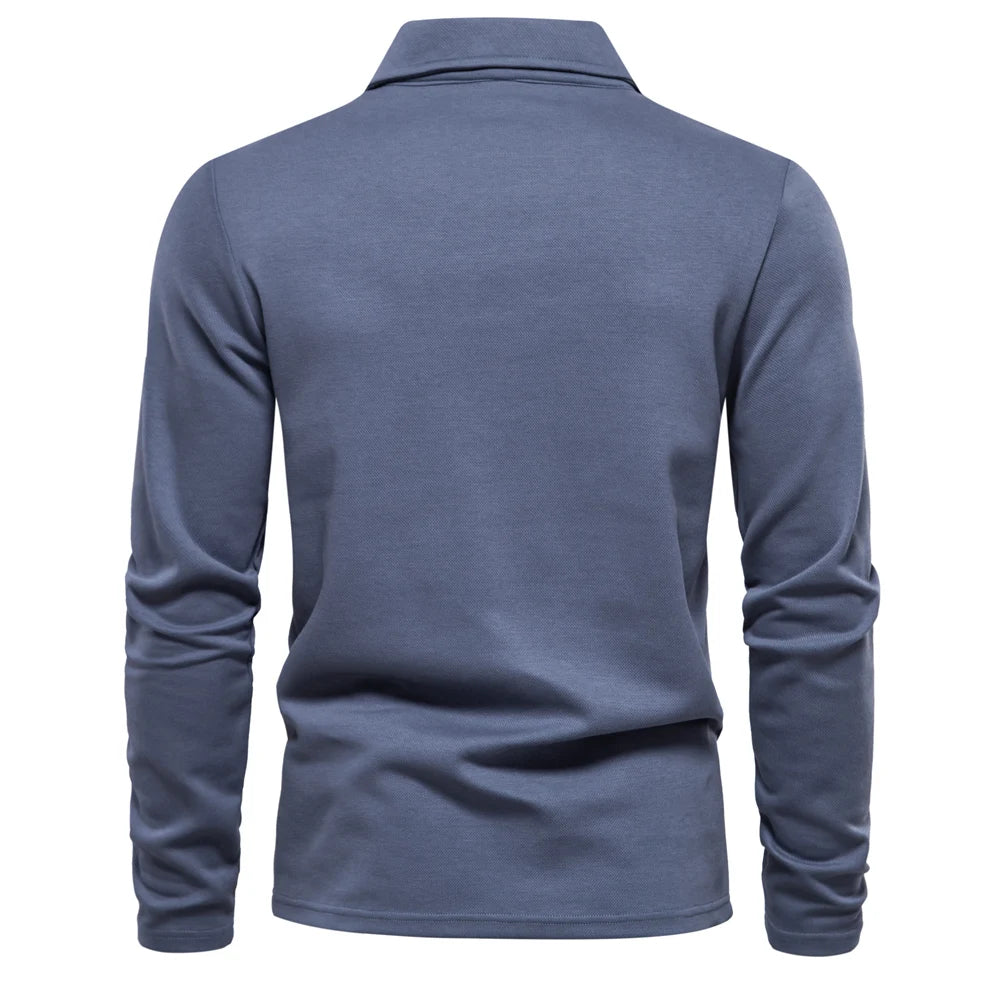 Polo Bordado Cuello Vuelto Hombre | Estilo Golf Social | Tallas S-XXL | Tico Trendy