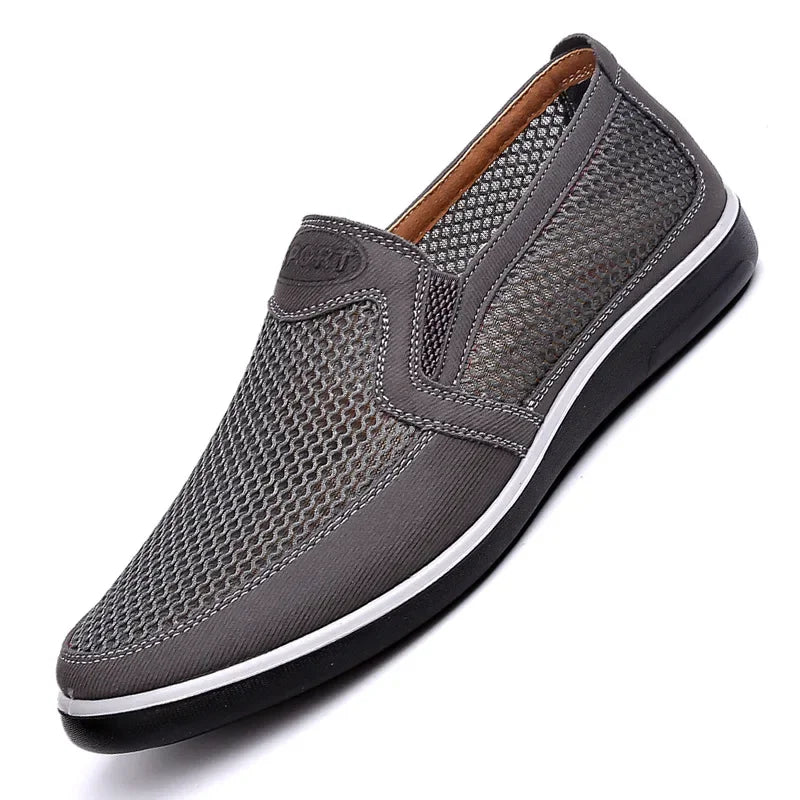 Mocasines Malla Hombre ∣ Verano Sin Cordones ∣ Calados Cómodos 2022