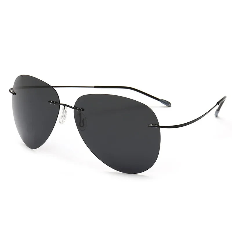 Gafas de Sol Caterside Polarizadas | Lentes Ultraligeras de Aleación de Titanio | Sin Montura