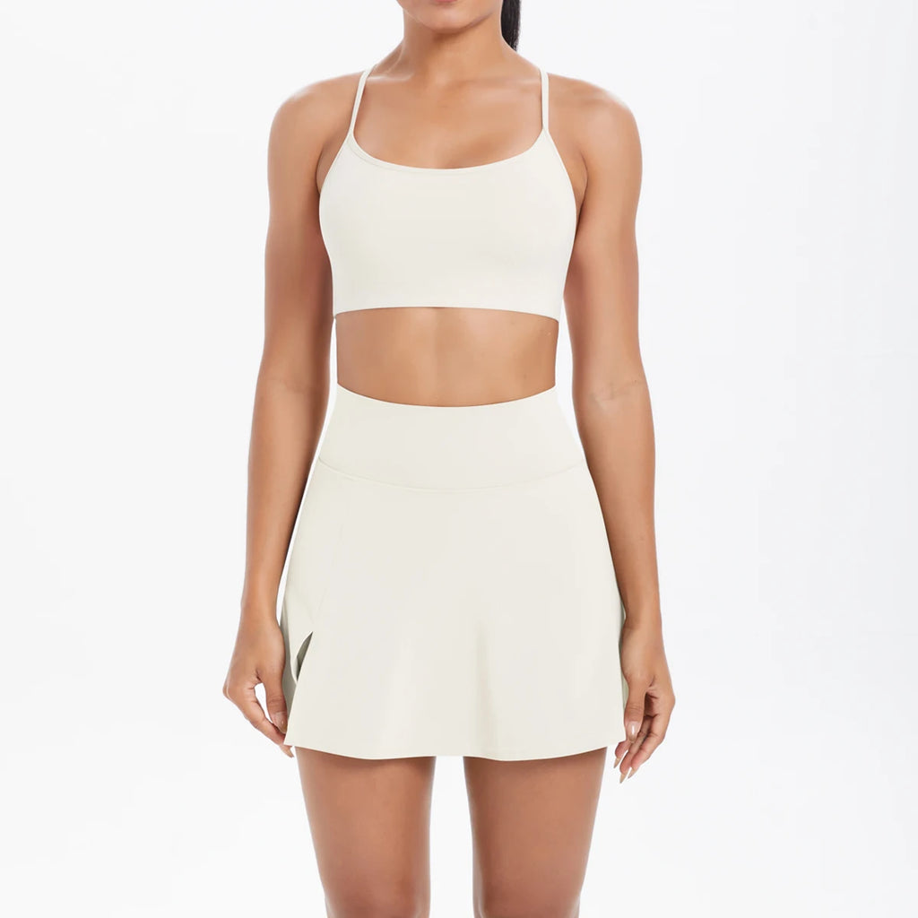 Conjunto Deportivo Yoga 2 Piezas | Ticotrendy Sujetador Shorts Mujer Estilo Fitness
