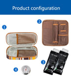 Caja enfriadora de insulina mega, bolsa de tamaño mediano, Estuche De Viaje de insulina para diabéticos con aislamiento portátil, bolsa de hielo de papel de aluminio de tela de nailon