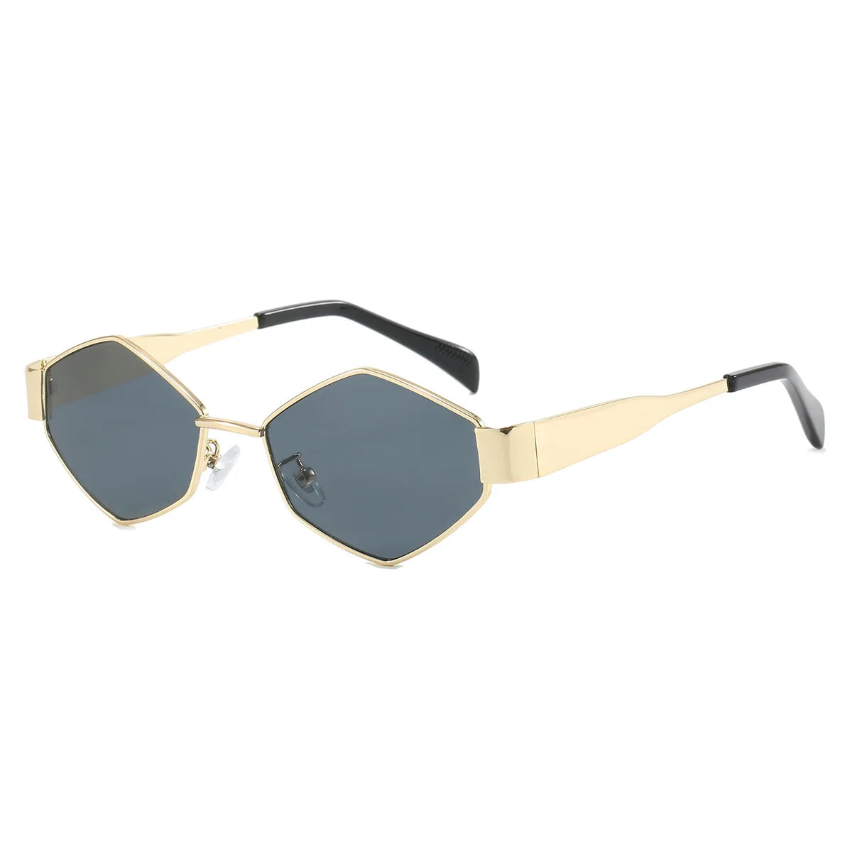 Gafas de Sol Poligonales con Marco Pequeño Estilo Clásico Vintage
