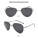 Gafas de Sol Caterside Polarizadas | Lentes Ultraligeras de Aleación de Titanio | Sin Montura