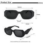 Gafas de Sol CATERSIDE Polarizadas | Montura Grande de Acetato Poligonal | UV400