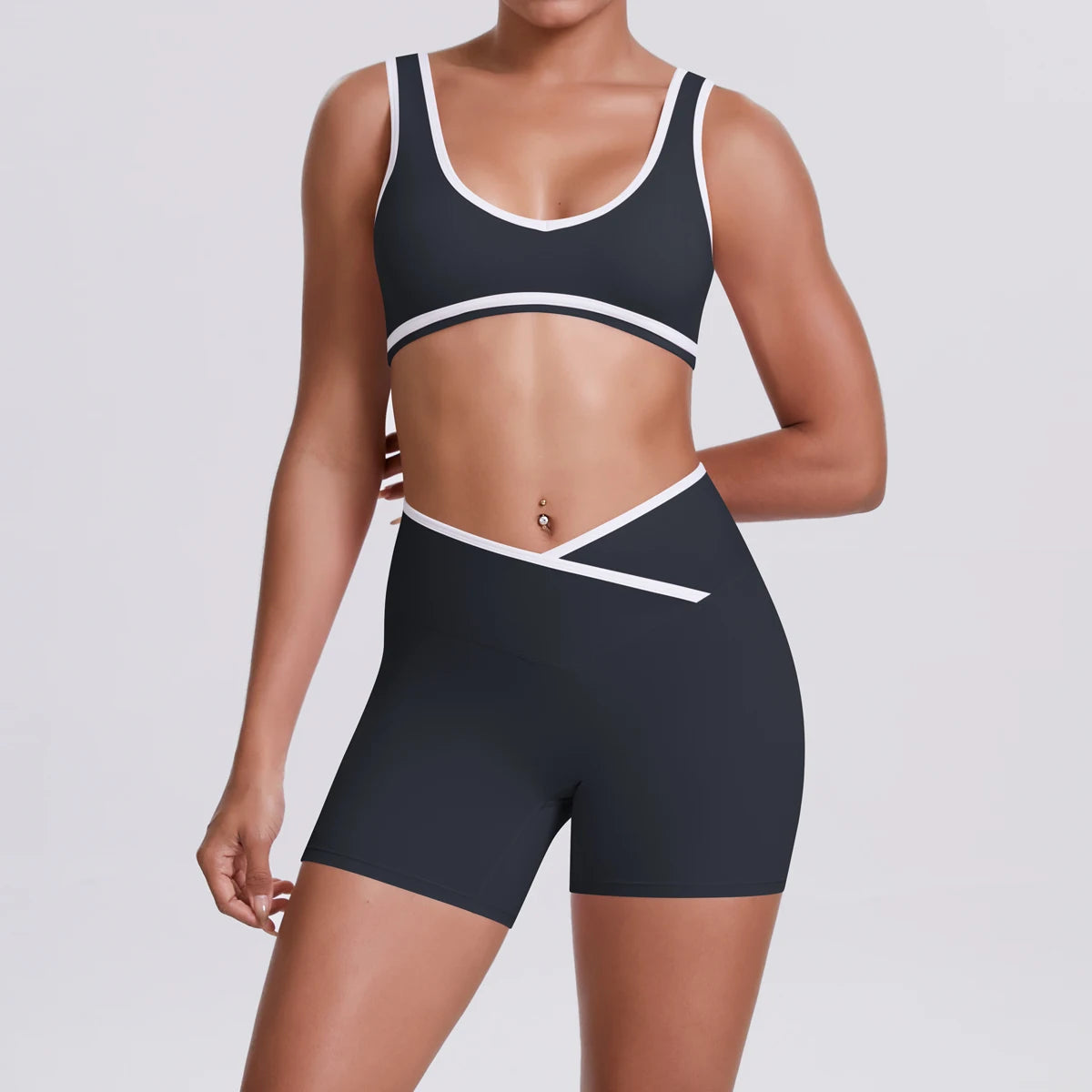 Conjunto Deportivo Mujer 2 Piezas | Yoga Gimnasio | Secado Rápido Ajuste Delgado