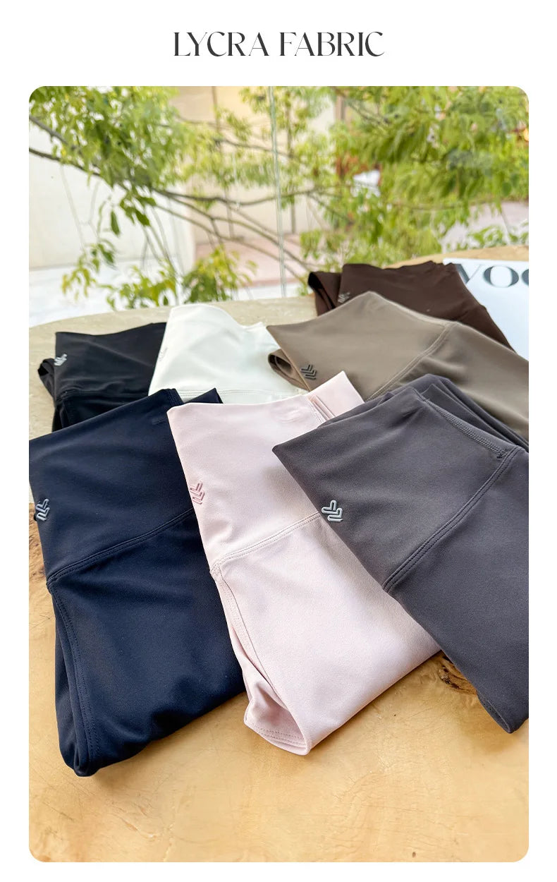 Leggings Piel Tiburón Sensación Desnuda | Sin Costuras Sexy Deportes | Mallas Ajustadas PV | Ticotrendy