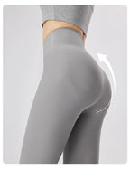 Leggings Piel Tiburón Shaping | Realce Glúteos Sin Costuras | Cintura Alta Sexy Fitness PV | Ticotrendy