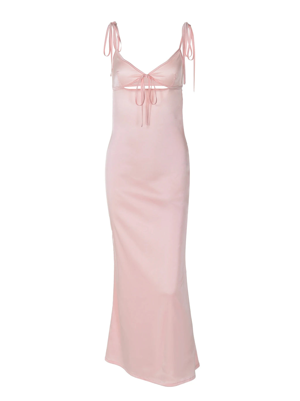 Vestido Midi Y2K | Espalda Descubierta y Tirantes Finos | Fiesta Dulzura