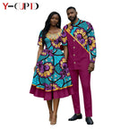 Vestido Apliques Estampado Africano Pareja | Camisa y Pantalón | Tallas S-6XL | Tico Trendy