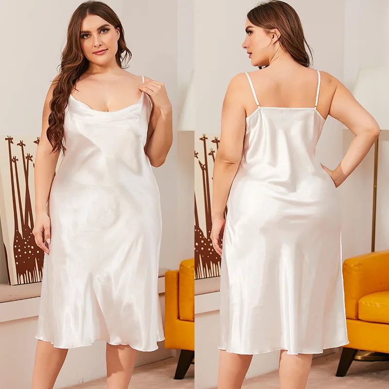 Camisón Manga Corta Cuello Redondo | Talla Grande