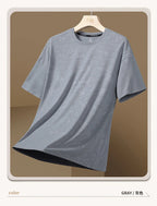 Camiseta Ticotrendy Hombre Manga Corta Cuello Redondo Casual | Transpirable Ligera