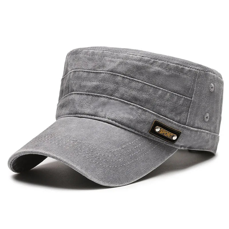 Gorra Béisbol Retro Hueso Plana Secado Rápido | Deporte Caza Pesca Unisex