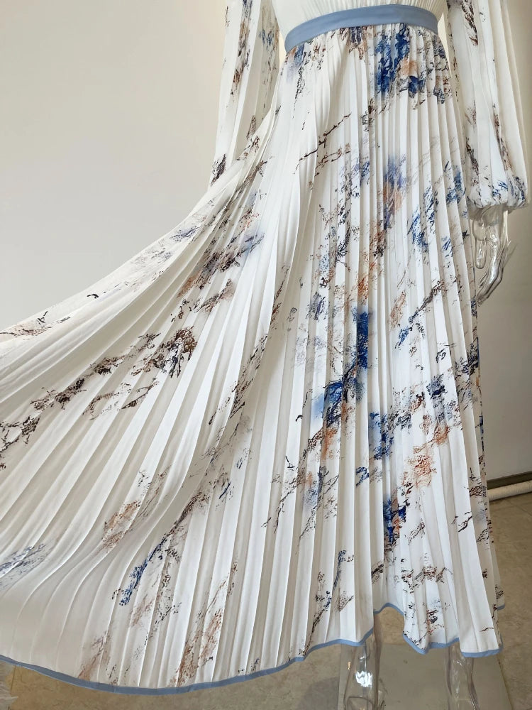 Vestido bohemio con cuello halter | Estampado floral, ideal para vacaciones