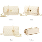 LAORENTOU bolso cruzado de cuero dividido para mujer, bolso de hombro femenino de moda 20225, bolso pequeño elegante