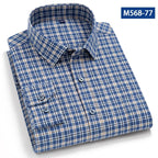 Camisa Clásica Algodón Hombre | Manga Larga | Botones | Casual y Oficina | Ticotrendy