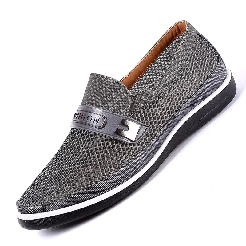 Mocasines Malla Hombre ∣ Verano Sin Cordones ∣ Calados Cómodos 2022