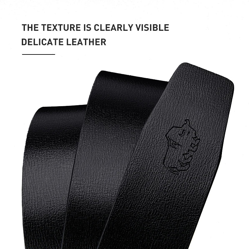 Cinturón de Cuero para Hombre | Hebilla Automática | Estilo Tico Elegancia Casual