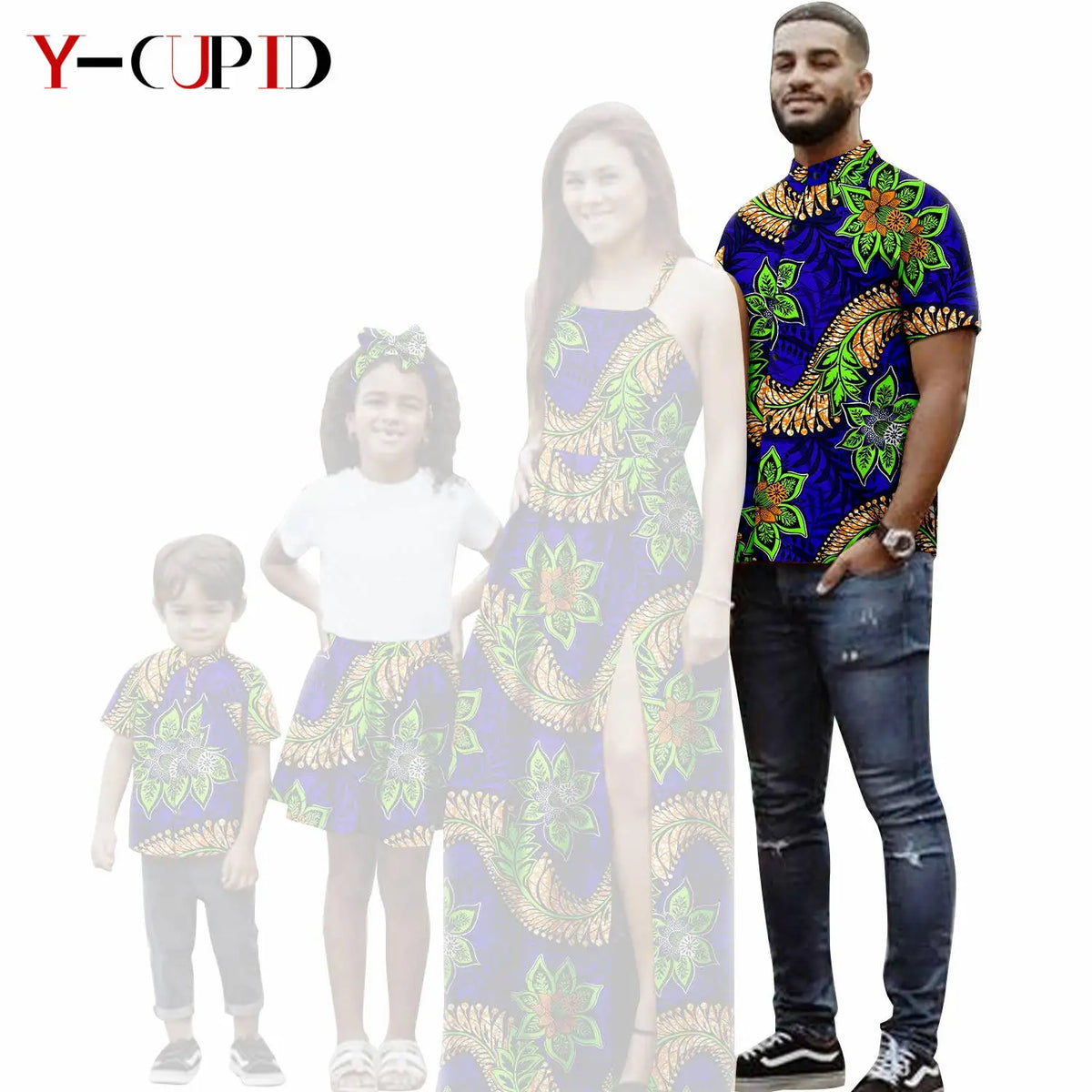 Vestido Sexy y Camisa Dashiki Familiar | Tico Trendy