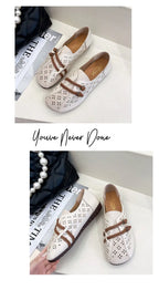 Mocasines de Diseñador con Punta Cuadrada | Ajuste Ancho | Cuero Suave | Novedad